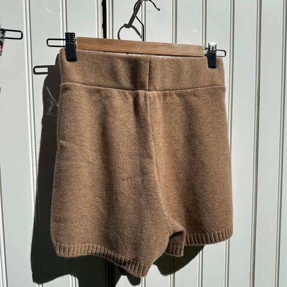 Lisa Yang Winnie Shorts Size 0 XS & Selah Bandeau Bra Size 1 S / M Walnut Camel - Picture 14 of 16